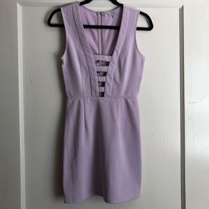TOBI LAVENDER BODYCON DRESS